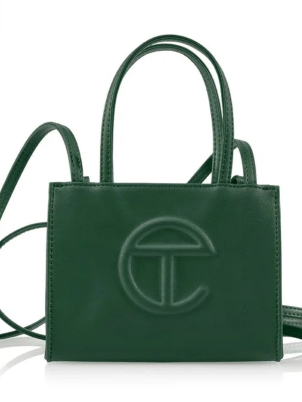Telfar shopper small EUC *dark olive*